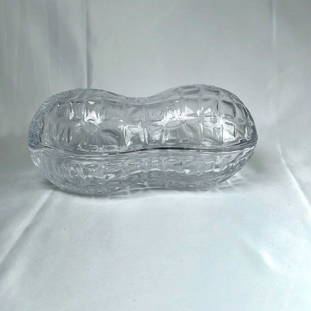 GODINGER CRYSTAL PEANUT 🥜 COVERED DISH 🤩